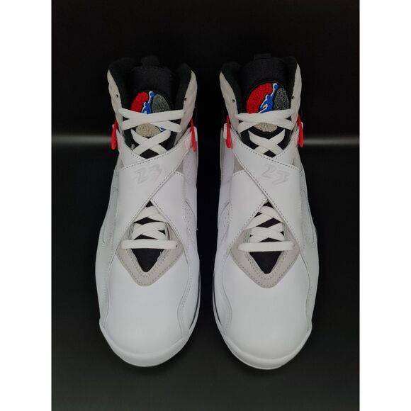 Jordan 8 Retro White True Red (2025). SIZE 7.5 - 305381-100 main image 5